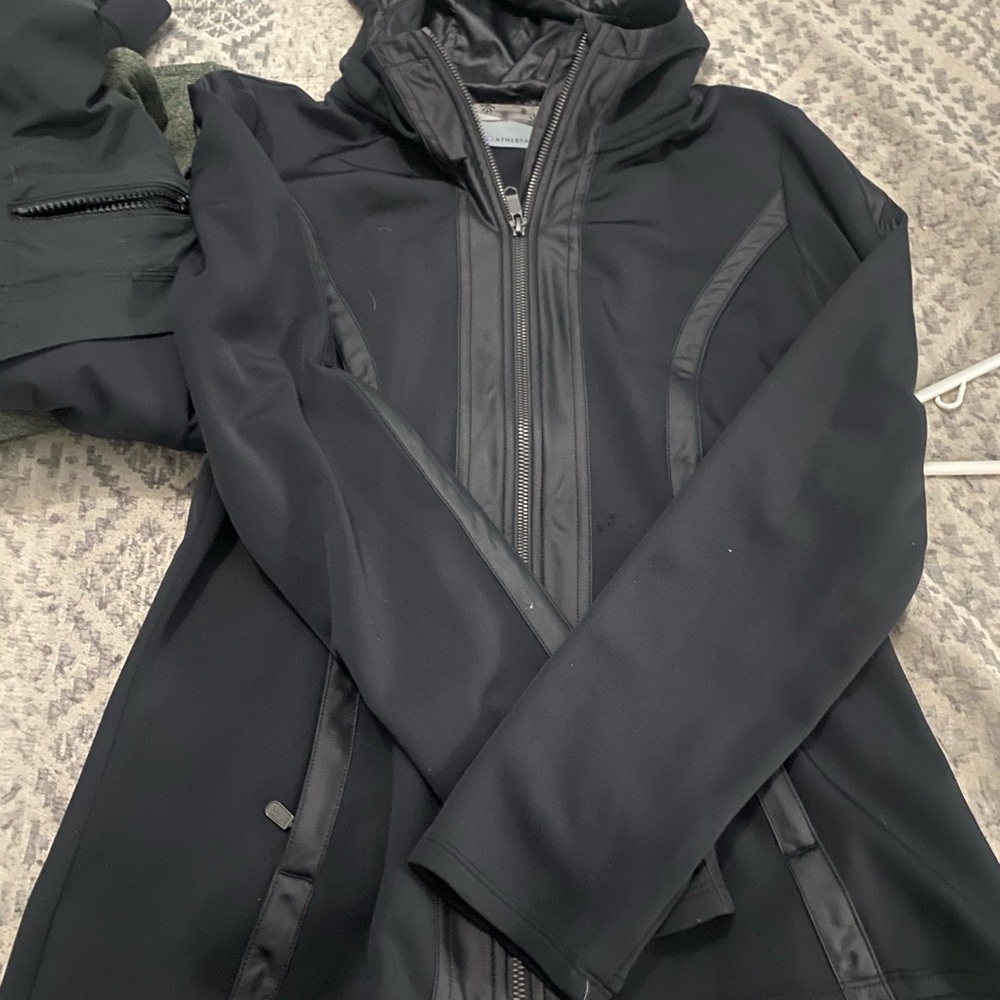 Men's Black Hooded Jacket